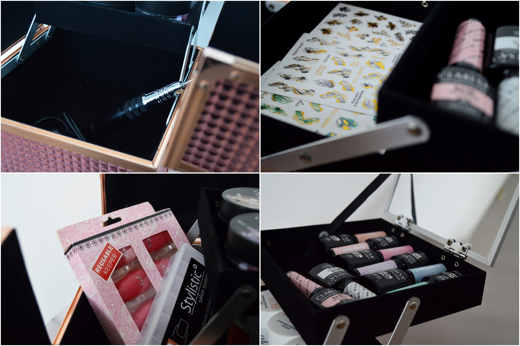 kuferek do paznokci jak zorganizować lakiery i akcesoria puderek.com.pl